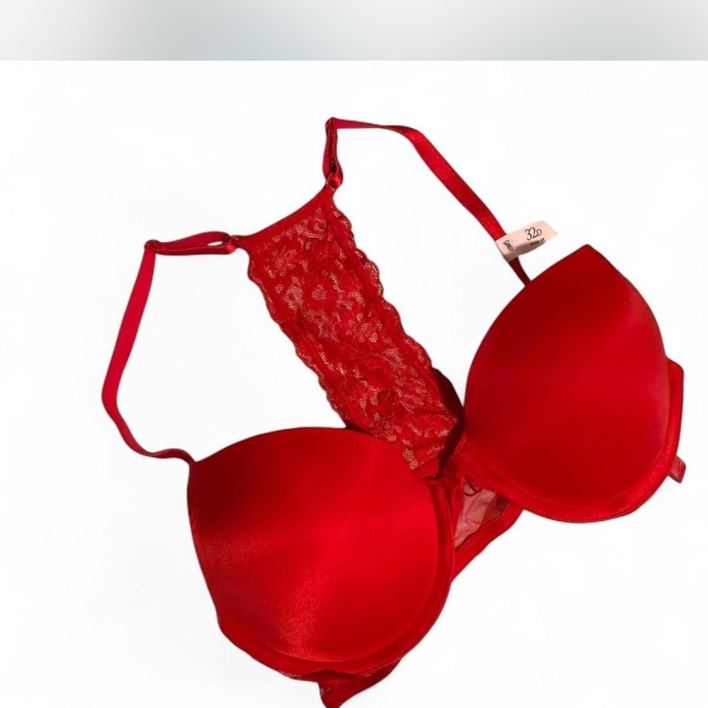 Victoria’s Secret Elegant Red Lace Women's Bra